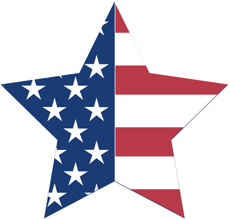 Free clipart blue star