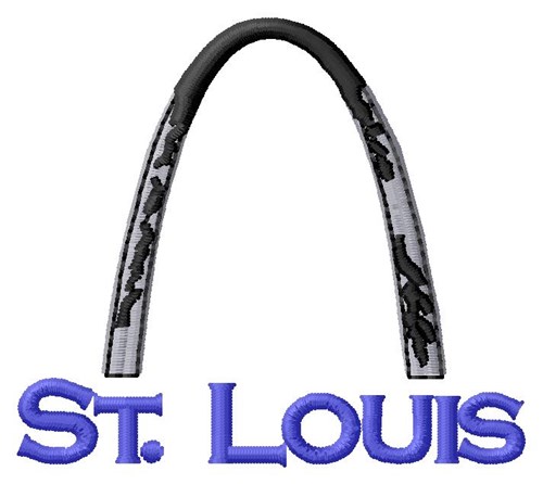 Scenes(MA Designs) Embroidery Design: St Louis Arch from MA Designs