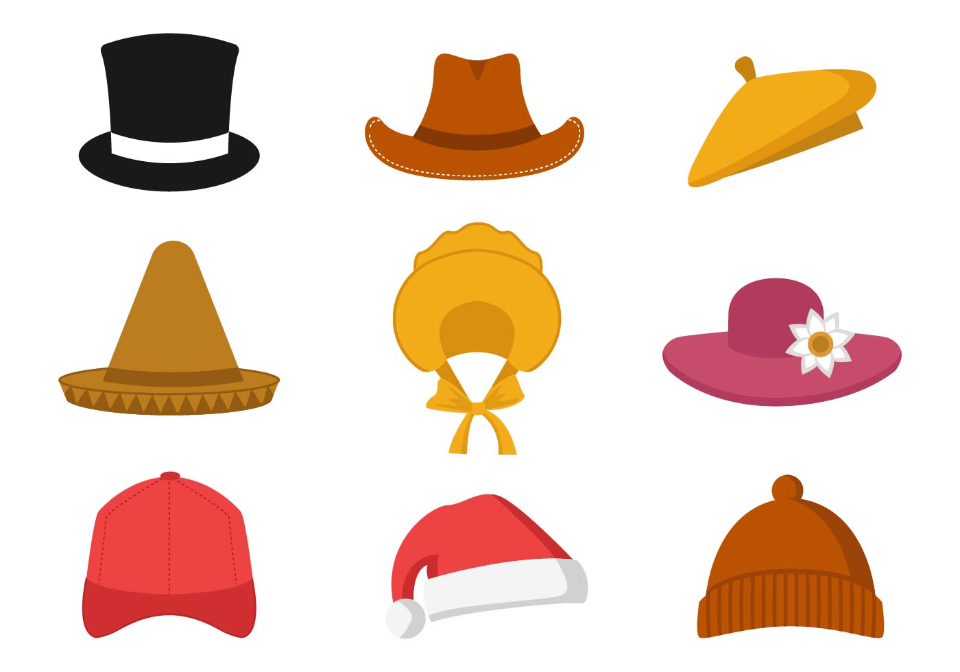 Hat Free Vector Art - (1636 Free Downloads)