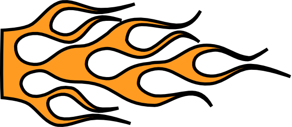 Hot rod flames stencil racing flame clip art vector clipartix ...