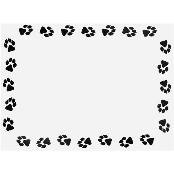 Best Photos of Free Printable Dog Paw Print - Dog Paw Print