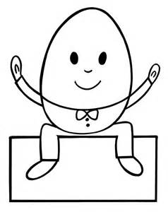 Printable Humpty Dumpty Coloring Pages - Google Twit