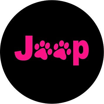 Amazon.com: Jeep Paws Pink Tire Cover: Automotive