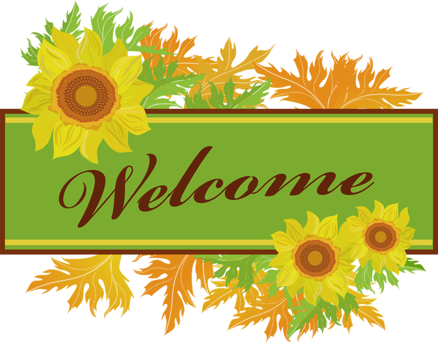 Clip Art To Make Your Own Welcome Sign