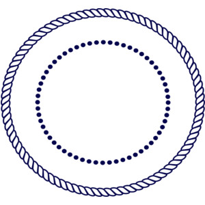 Rope Border clip art - Polyvore