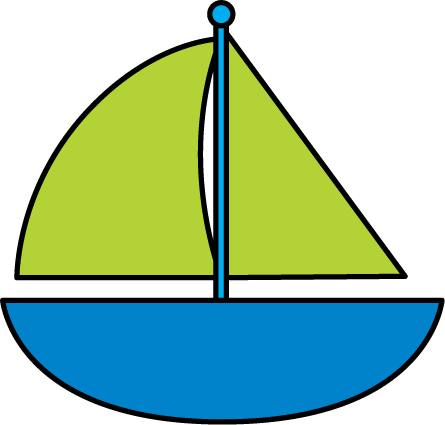 green sailboat clipart - all the Gallery you need!