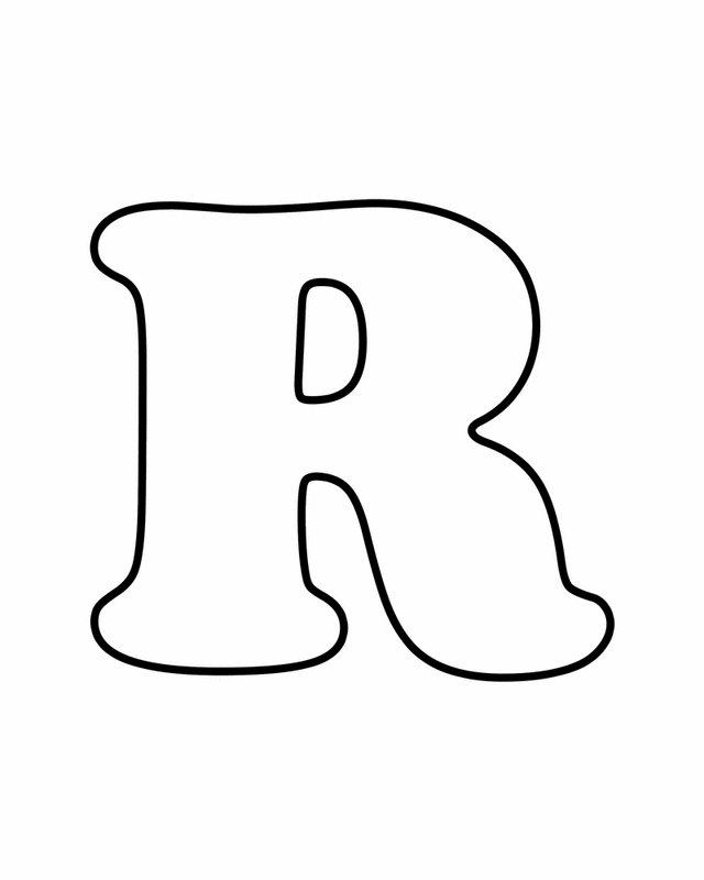 Letter R - Free Printable Coloring Pages | color pages | Pinterest
