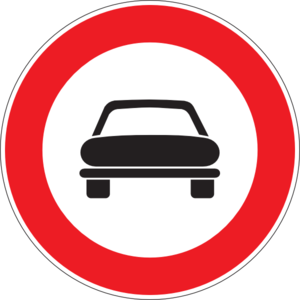 No Entry For Light Vehicles Clip Art | High Quality Clip Art
