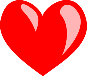 Clip Art Red Heart - Free Clipart Images