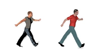 People Walking Illustration, Seamless Loop Stock Footage Video ...