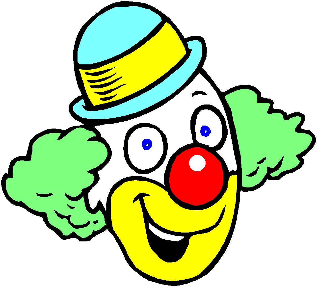 Clown Face Clip Art