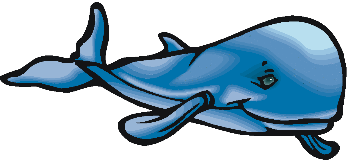 Little blue whale clip art free pictures - FamClipart