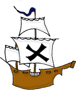 Pirate ship clipart free