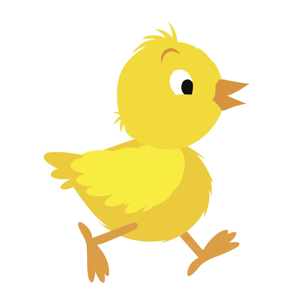 Yellow chick clipart