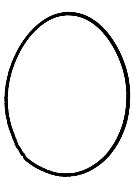 Best Photos of Egg Shape Outline - Free Printable Large Easter Egg ...