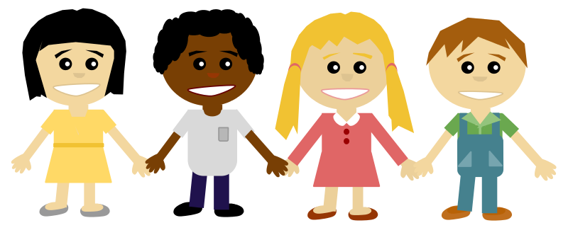 Kids Holding Hands Clipart - Free Clipart Images
