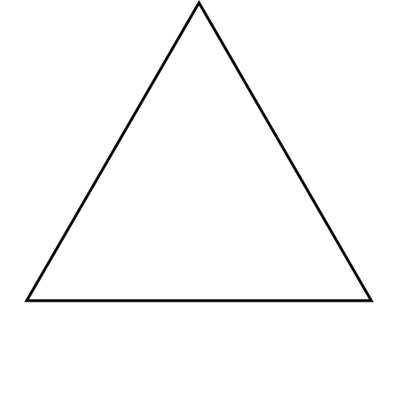 Blank Equilateral Triangle