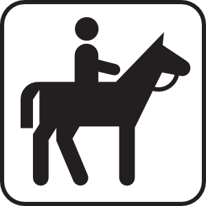 Horse Back Riding clip art Free Vector / 4Vector