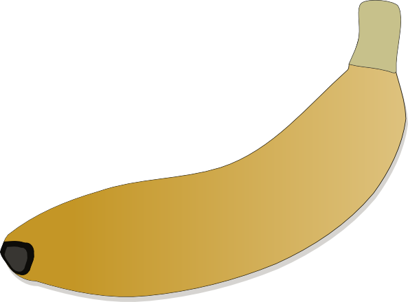 Banana clip art Free Vector