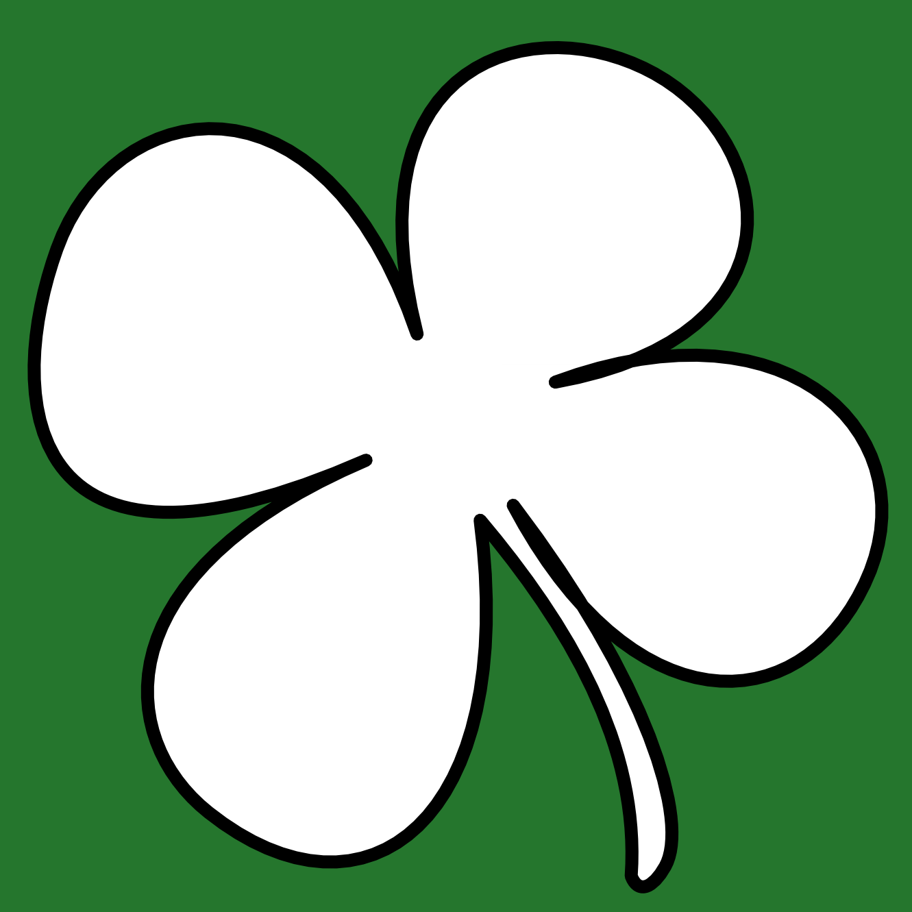Shamrock Images Black And White Clipart Best