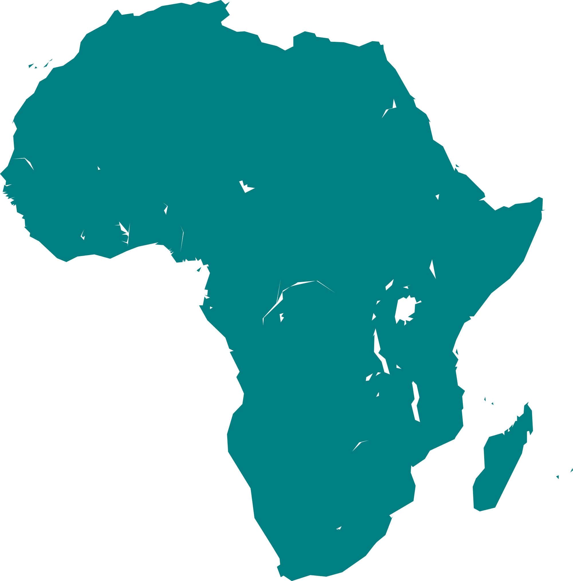 Africa, Country and Africa map
