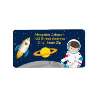 Spaceship Shipping, Address, & Return Address Labels | Zazzle