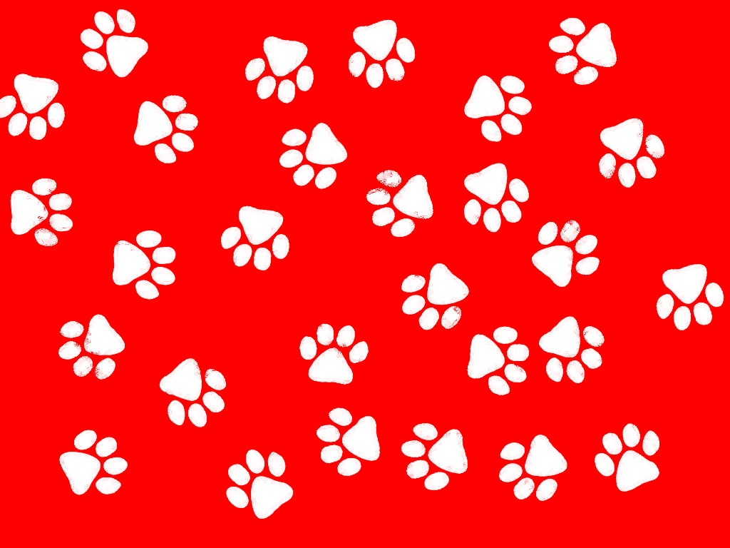 Red Paw Print Border Clipart Best