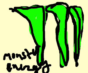 SHAMEFULLY badly drawn monster energy logo