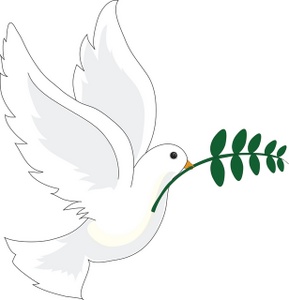 Peace dove clipart