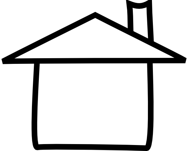 Clipart inside house outline