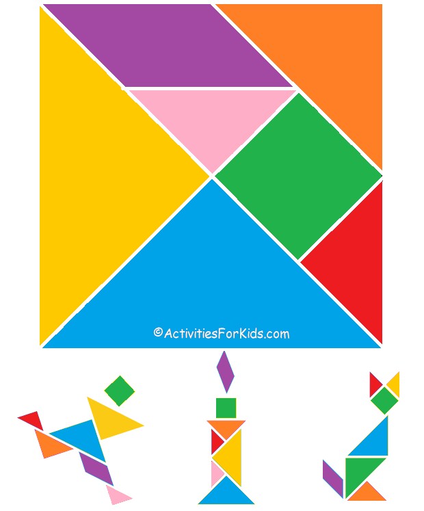 1000+ images about tangram puzzle | Different shapes ...