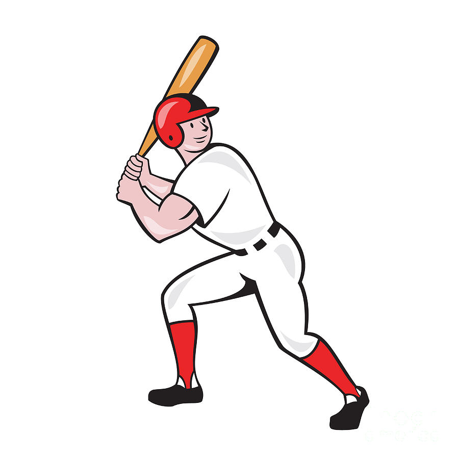 Cartoon Baseball Player