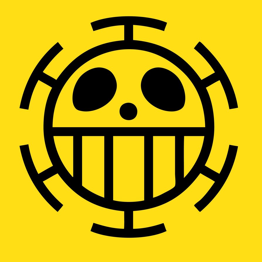 One Piece Trafalgar Law Flag Emblem by elsid37 on DeviantArt