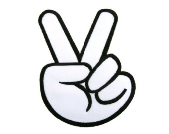 Peace fingers | Etsy
