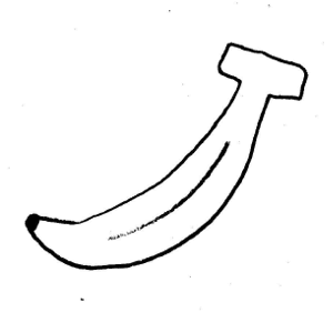 Banana Clipart Black And White Black And White Banana 091129 ...