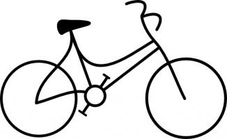 Bike Clip Art Black And White - Free Clipart Images