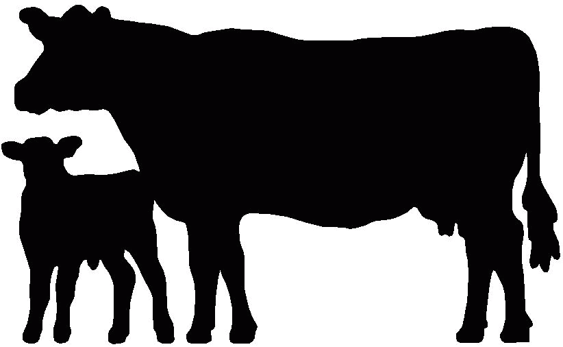 Cattle Silhouette Clipart