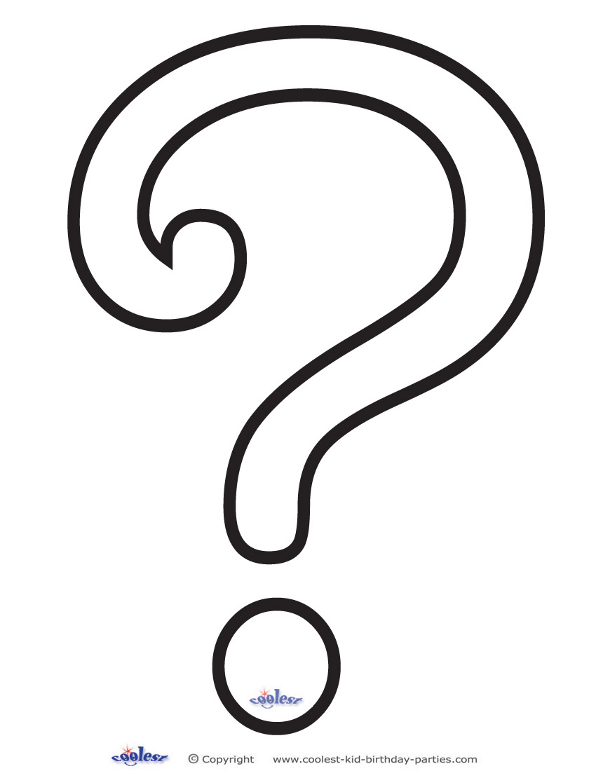 Pictures Of Question Marks Printable - ClipArt Best