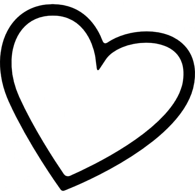 Heart Shaped Outline Clipart Best