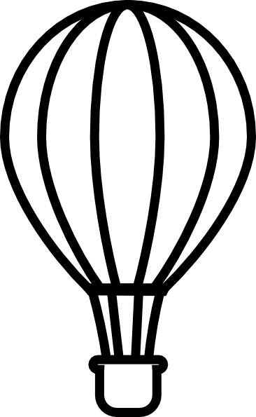 Hot Air Balloon Outline | Free Download Clip Art | Free Clip Art ...