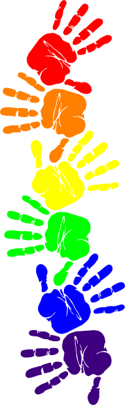 Hand print clip art