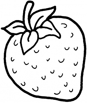 Strawberry Outline coloring page | Super Coloring - ClipArt Best ...