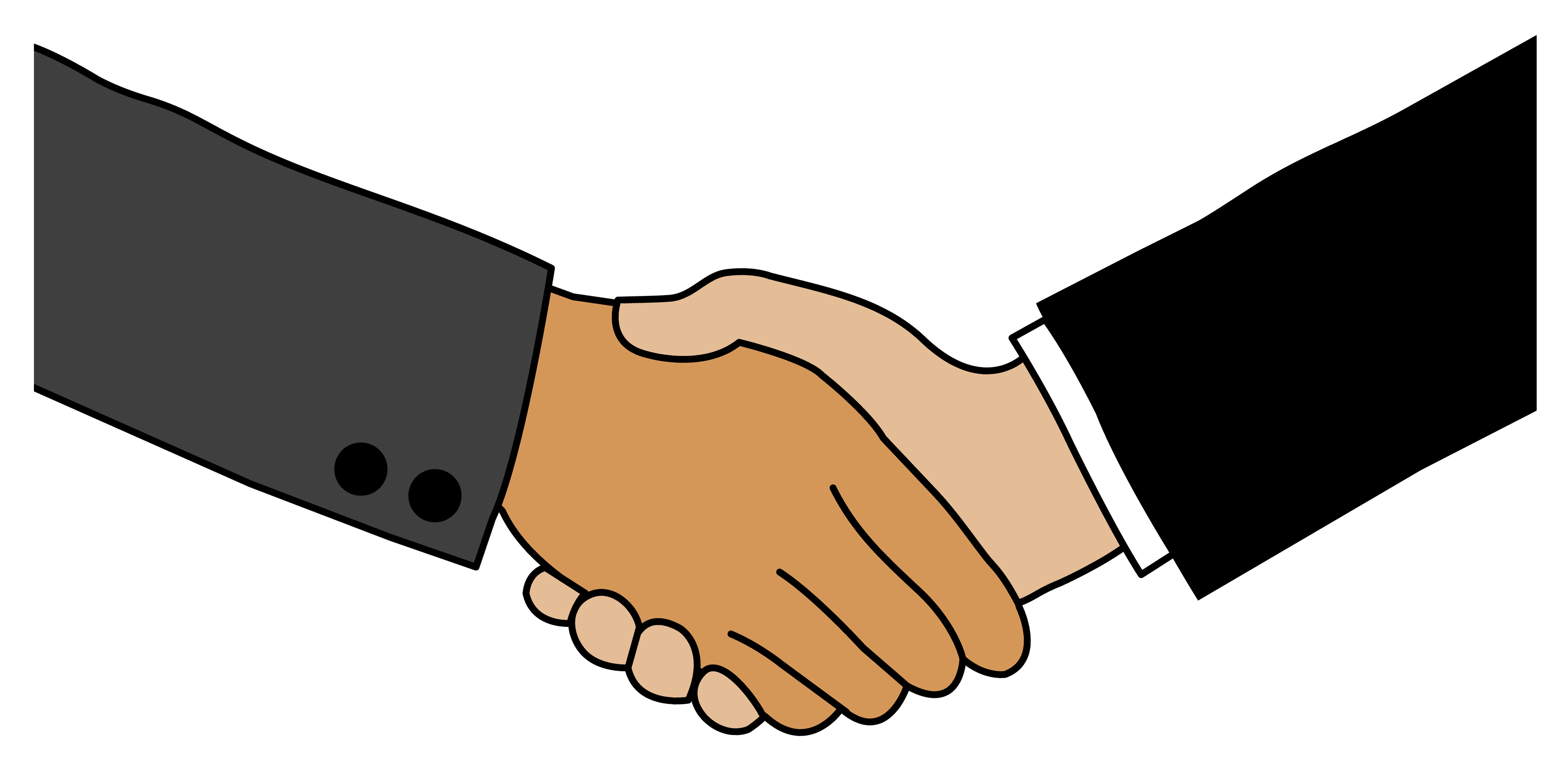 Drawing Of Business Agreement Clipart