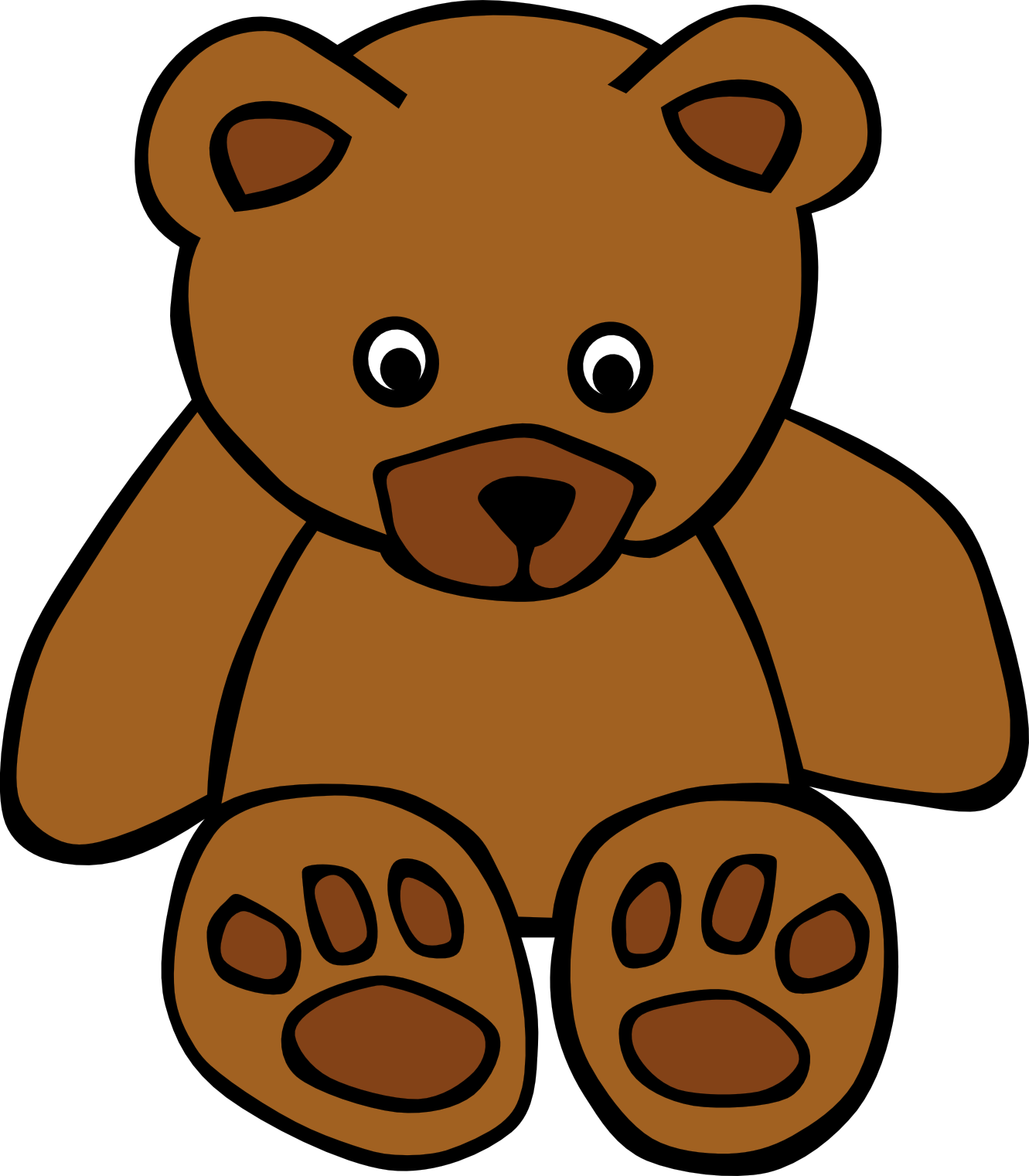 Stuffed animal kids clipart