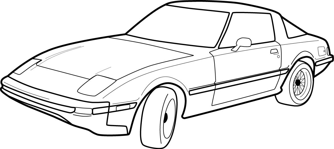 Car Outlines Drawing - ClipArt Best