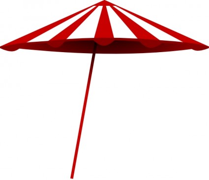 Beach umbrella clip art free clipart umbrella outline feebase net ...