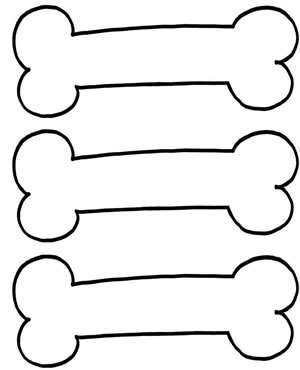 Free clipart dog bone