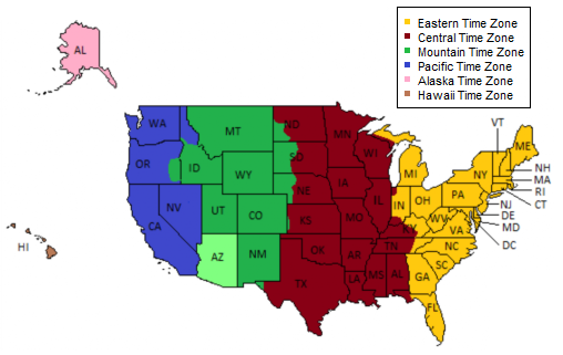 Canadian Time Zone Map ClipArt Best