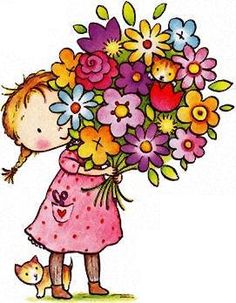 Flower Girl Bouquet Clip Art – Clipart Free Download