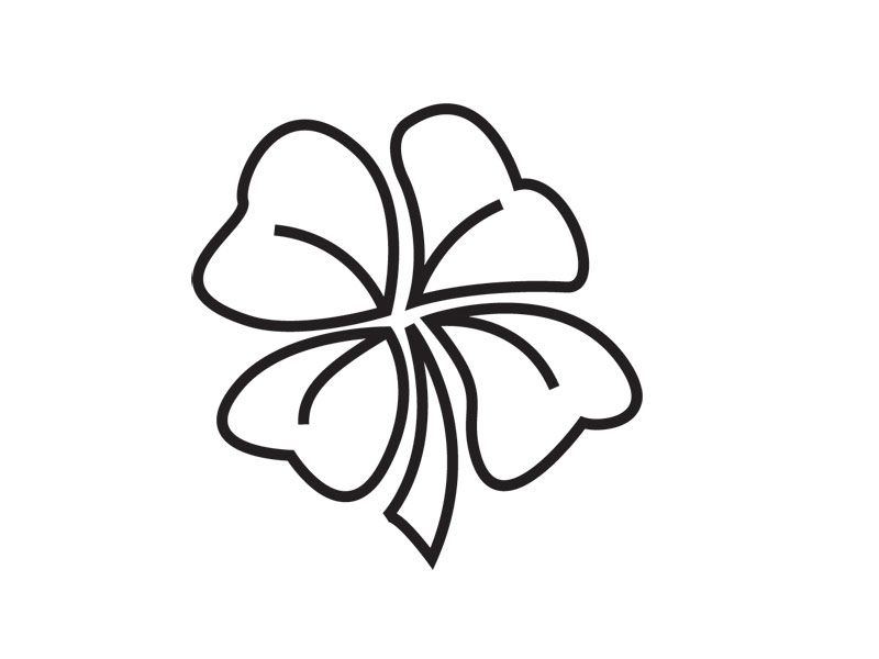 Irish Clover Pictures - AZ Coloring Pages